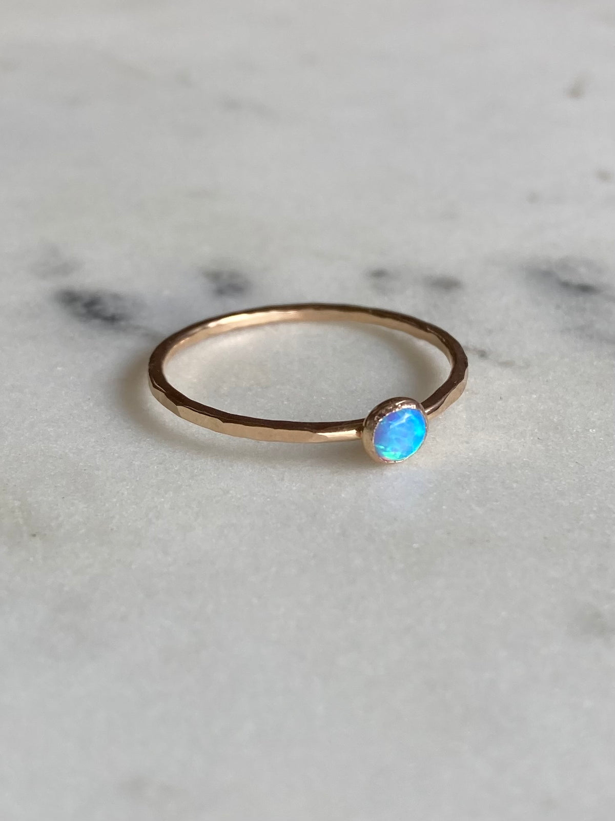 Black Opal Ring