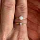 White Opal Ring