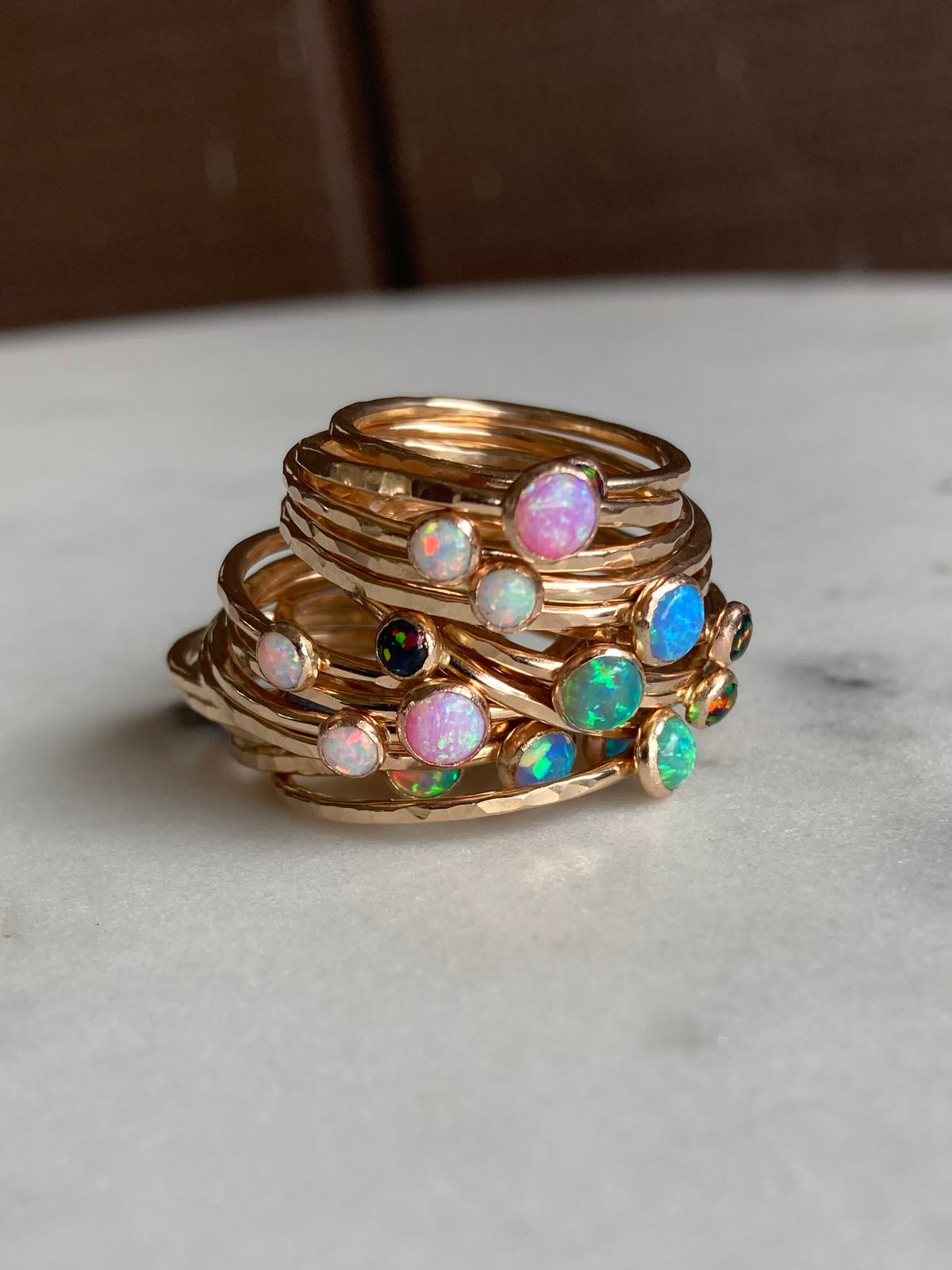 Black Opal Ring