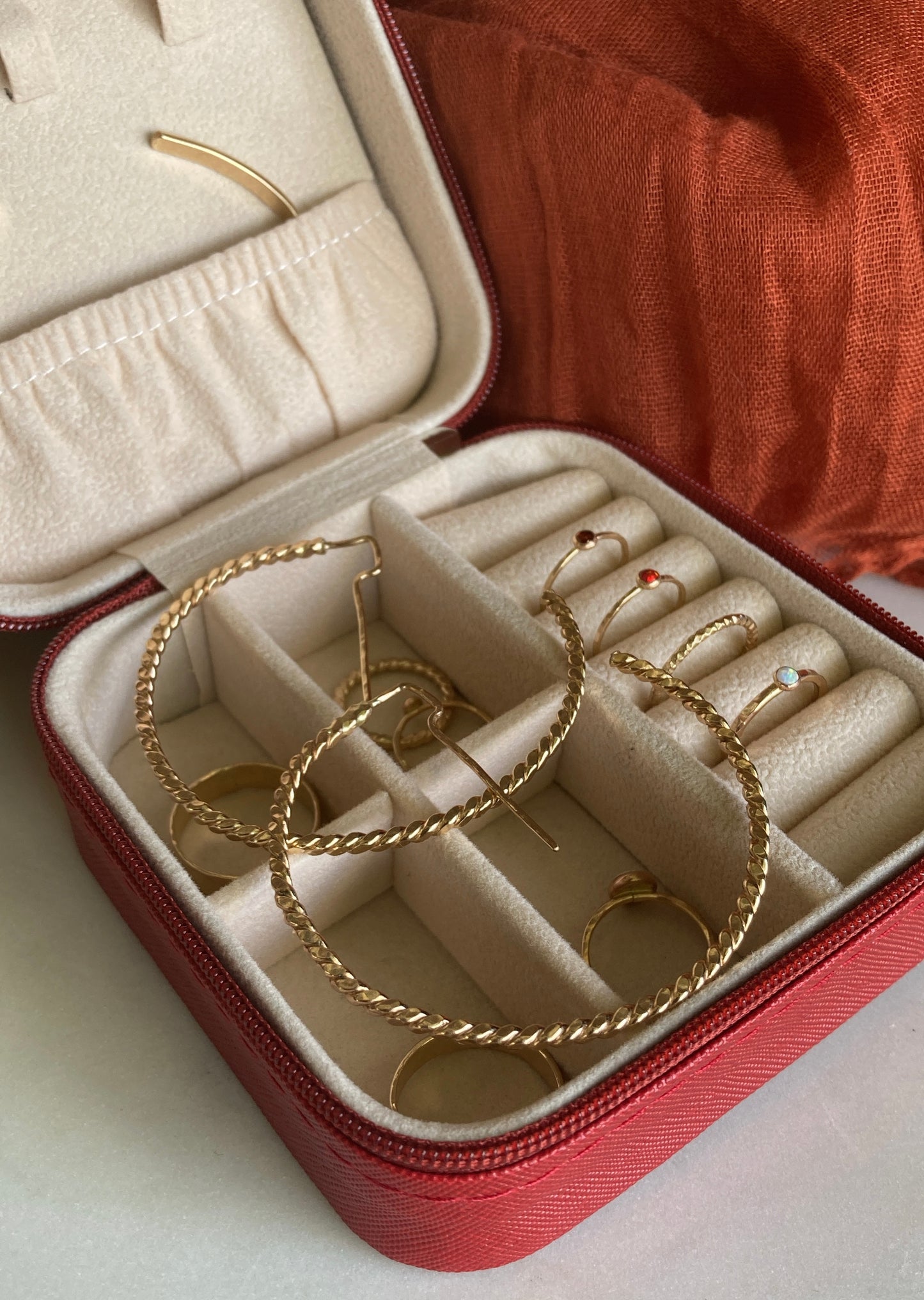 Mahina Travel Jewelry Case