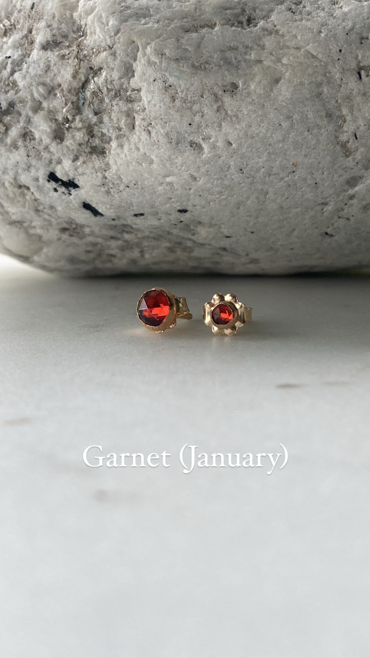 Birthstone Studs