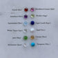 Slip On Birthstone Hoops