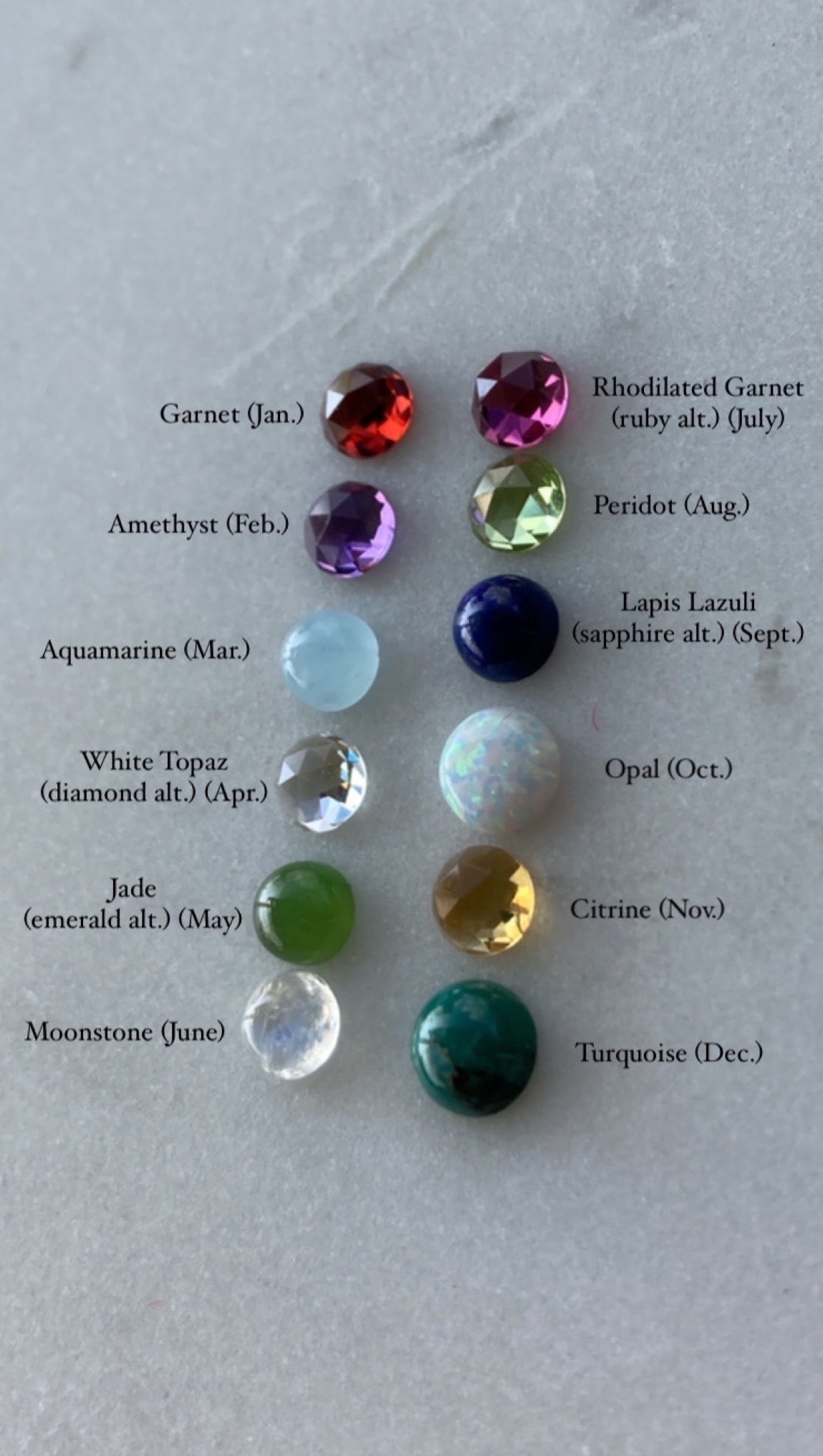 Birthstone Studs